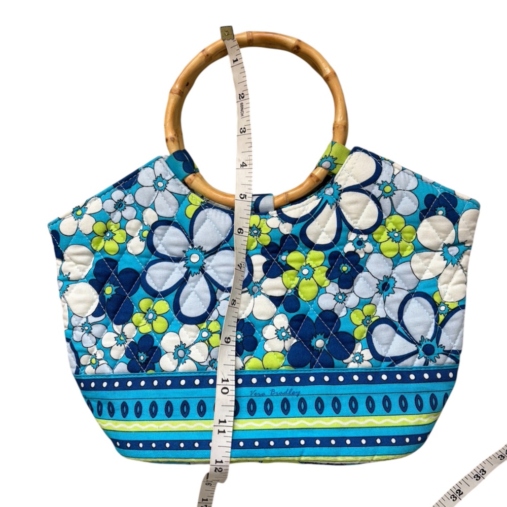 Vintage 90s Y2K Vera Bradley Floral Print Quilted Bag Boho Beach - Picture 5 of 9